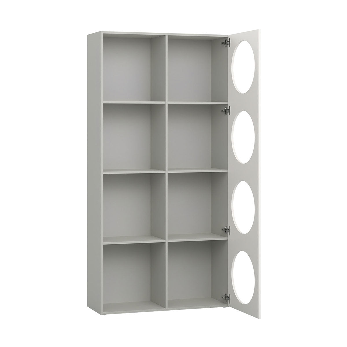 Библиотека широка RELI с 1 врата с отвори | Мебели VOX