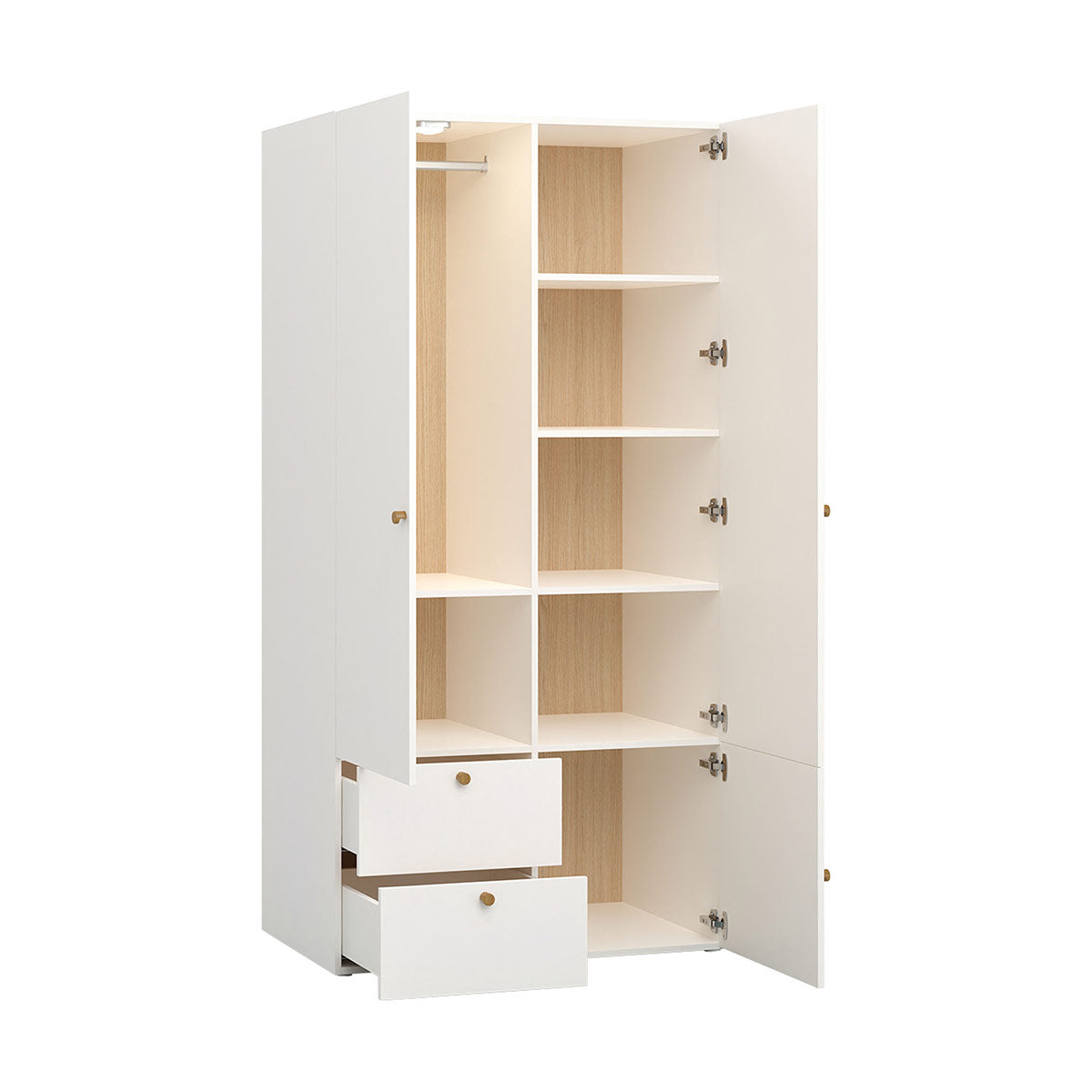 Двукрилен гардероб RELI | Мебели VOX