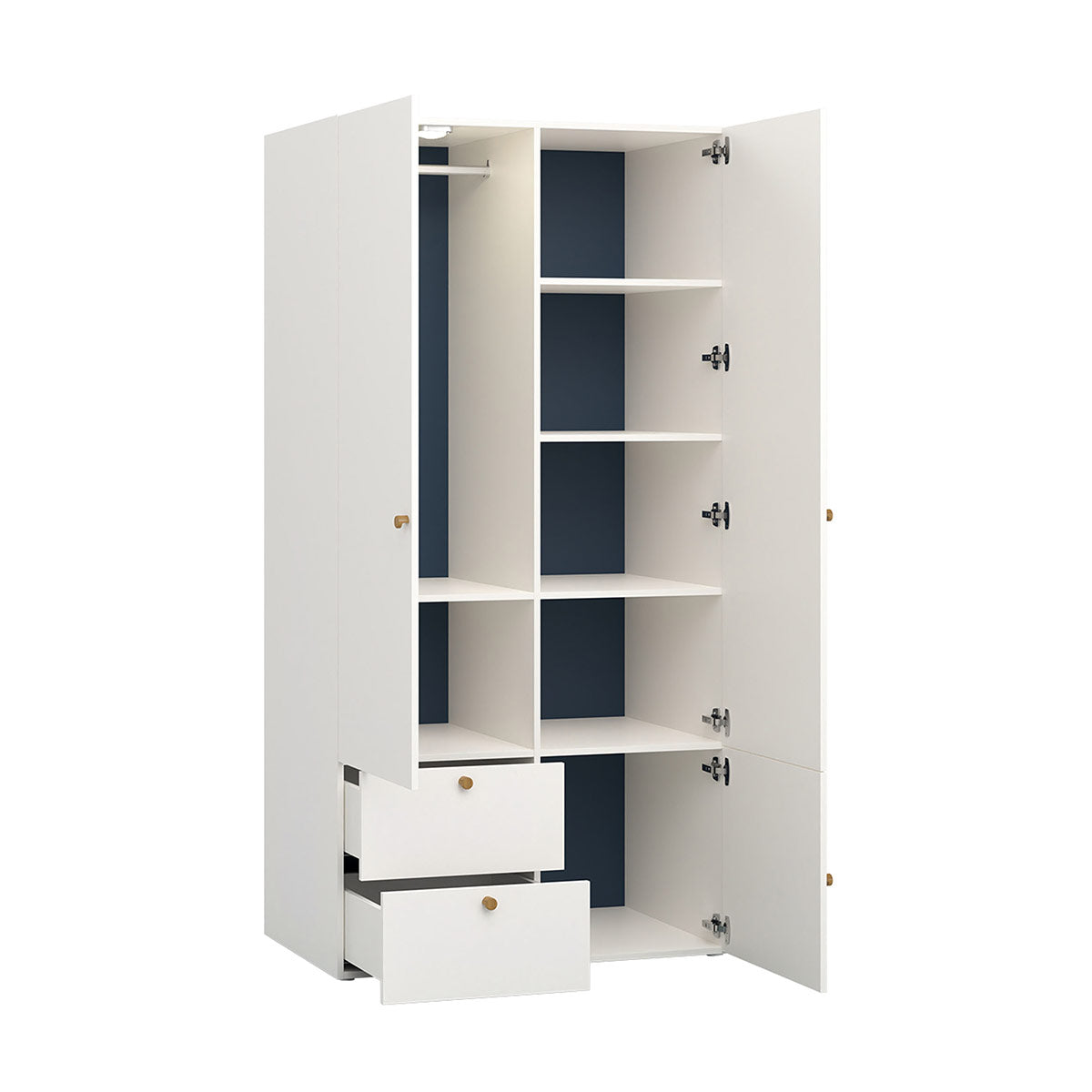 Двукрилен гардероб RELI | Мебели VOX