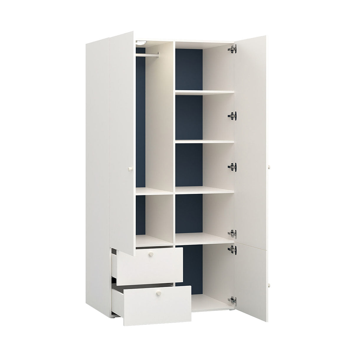 Двукрилен гардероб RELI | Мебели VOX