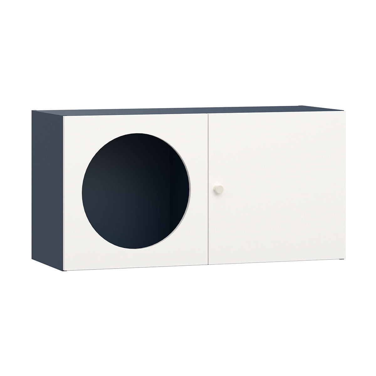 Широк рафт за стена RELI с две врати с отвор | Мебели VOX