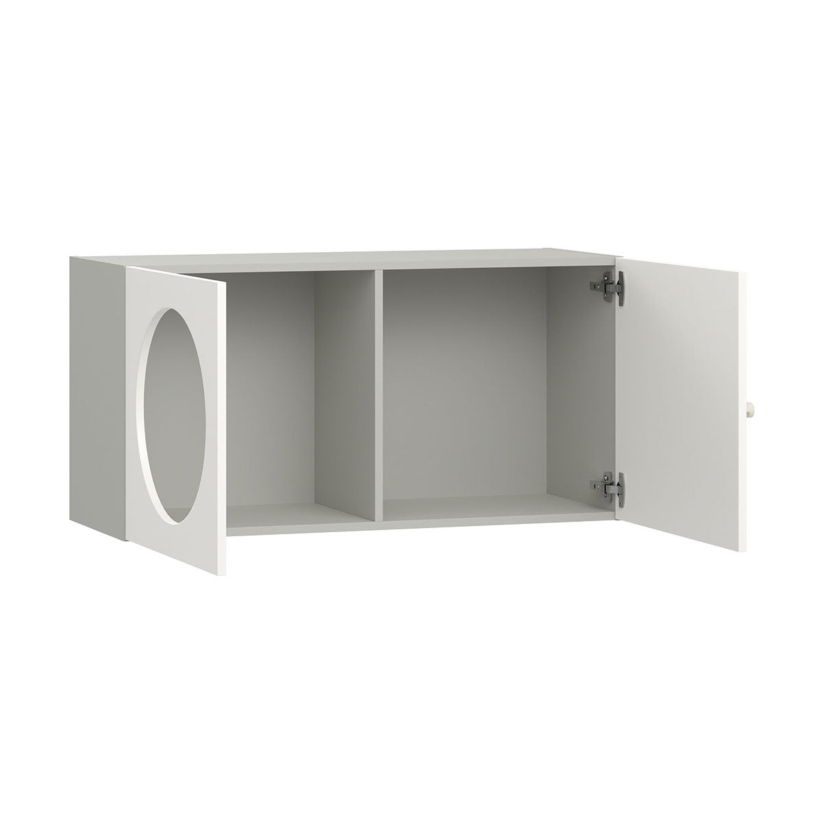 Широк рафт за стена RELI с две врати с отвор | Мебели VOX