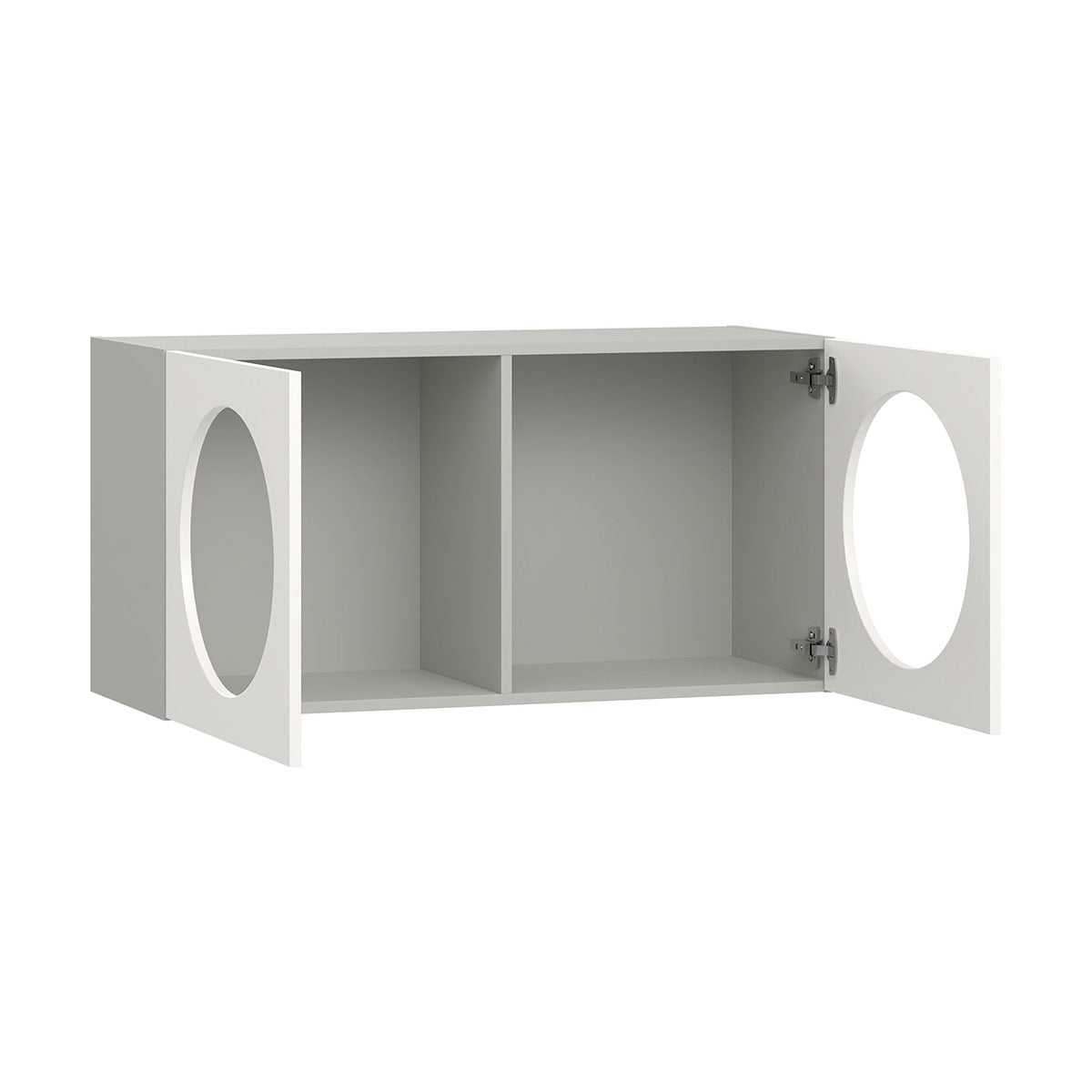 Широк рафт за стена RELI с две врати с отвори | Мебели VOX