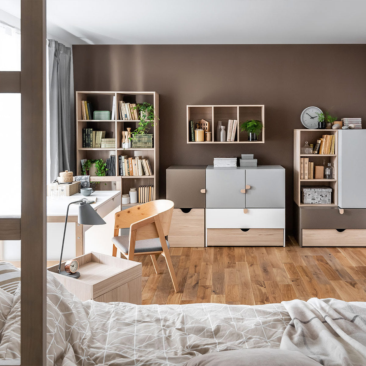 Стенен рафт за библиотека STIGE I Мебели VOX