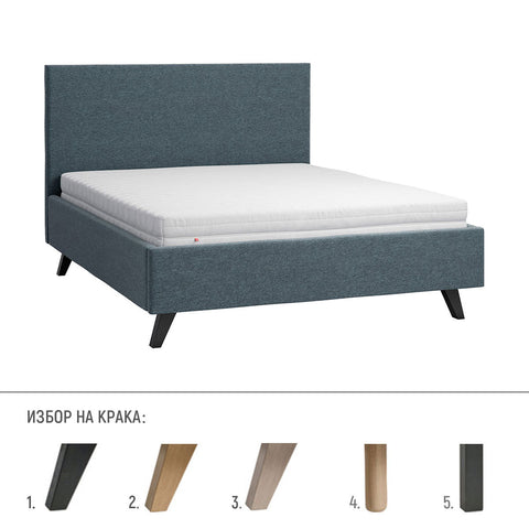 Тапицирано легло Puric 140x200 I Мебели VOX