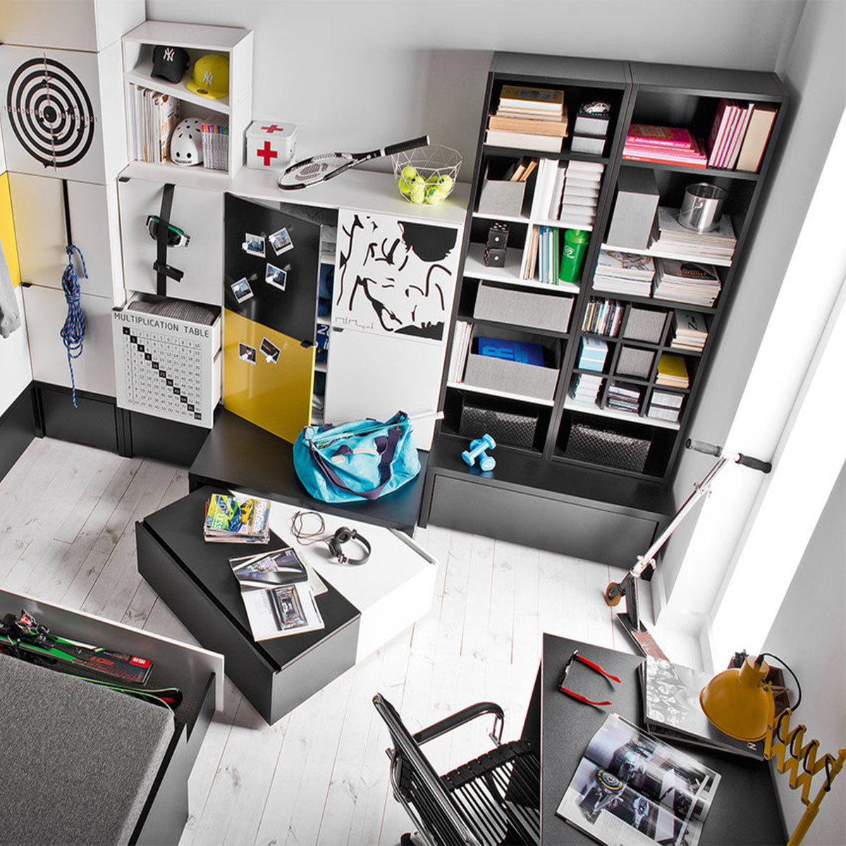 Платформа 106 x 95 с място за съхранение-YOUNG USERS I Мебели VOX