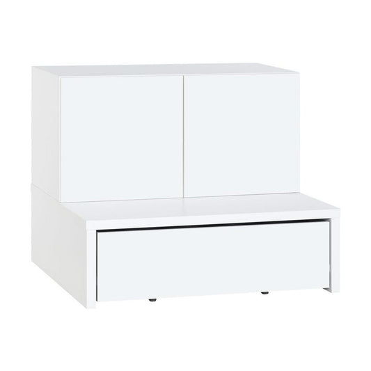 Шкаф 106 x 95 двукрилен с платформа с чекмедже-YOUNG USERS I Мебели VOX 1200