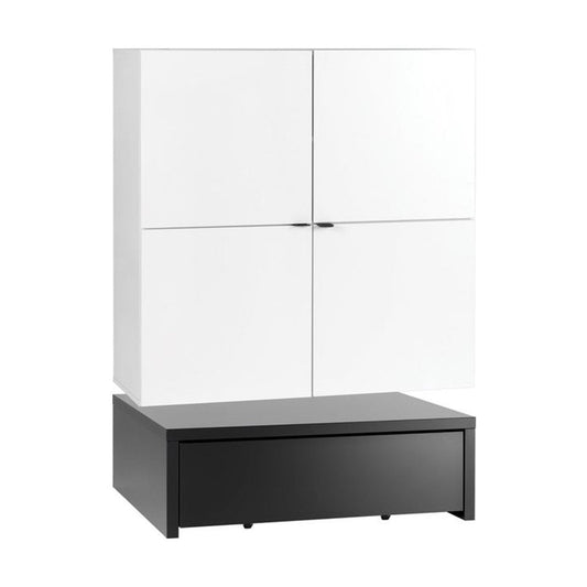 Скрин 106 x 53-широк с платформа с чекмедже-YOUNG USERS I Мебели VOX 1200