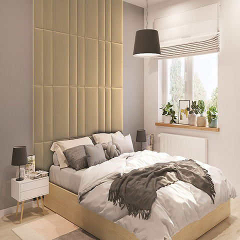 Тапициран панел Vilo REGULAR 1 30X60 BEIGE на VOX Полша от Мебели VOX