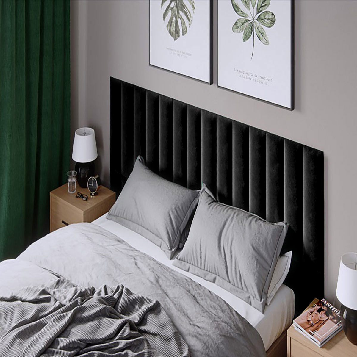 Тапициран панел Vilo REGULAR 2 15X60 BLACK на VOX Полша от Флор Декор