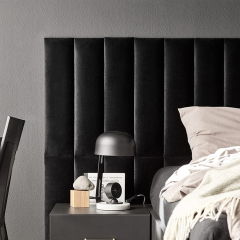 Тапициран панел Vilo REGULAR 2 15X60 BLACK на VOX Полша от Мебели VOX
