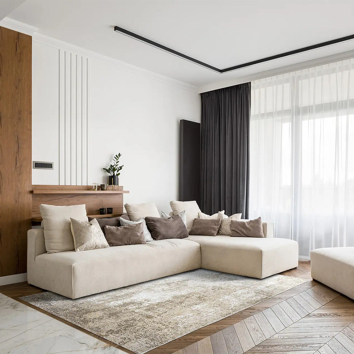 Килим DECO MODERN WHITE | Мебели VOX