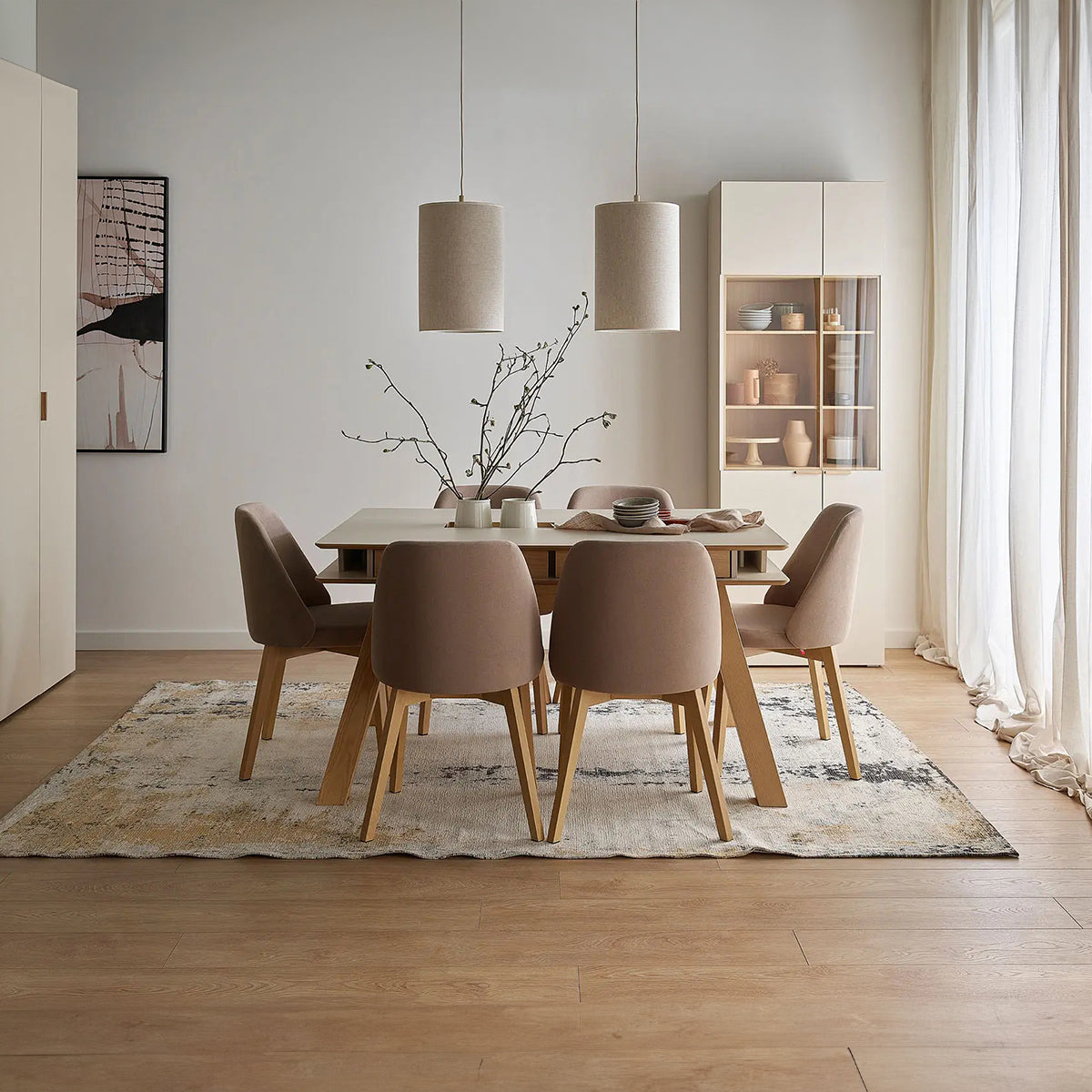 Килим DECO WHITE CONCRETE | Мебели VOX