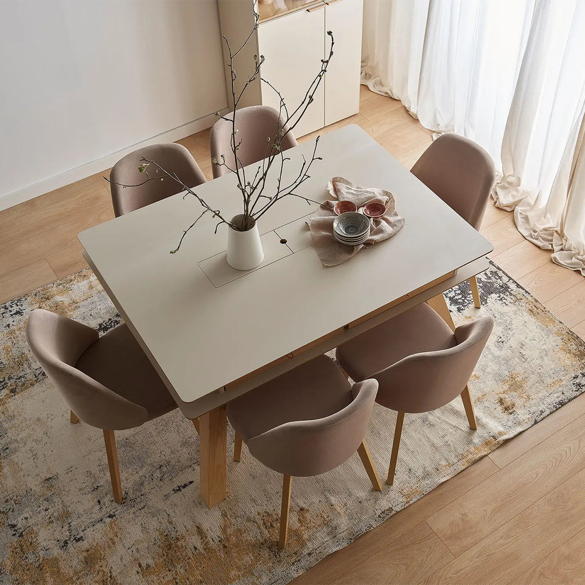 Килим DECO WHITE CONCRETE | Мебели VOX