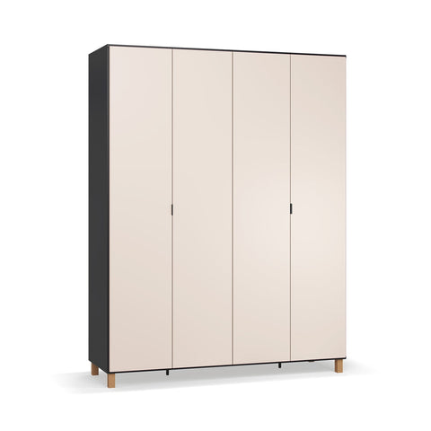 Четирикрилен гардероб Simple