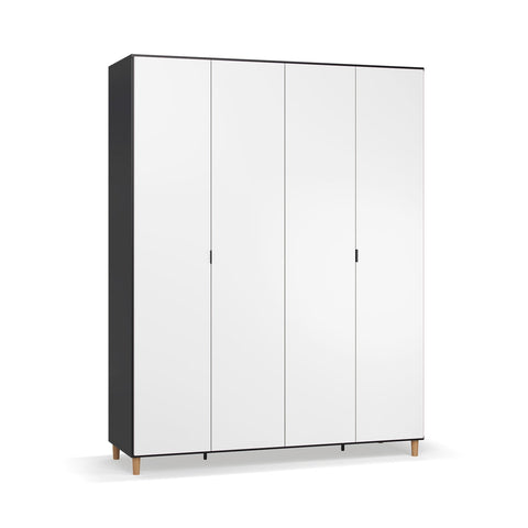 Четирикрилен гардероб Simple