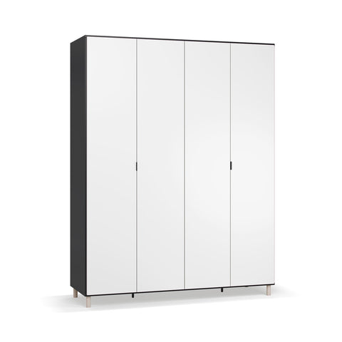 Четирикрилен гардероб Simple