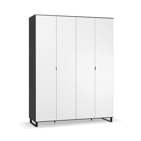 Четирикрилен гардероб Simple
