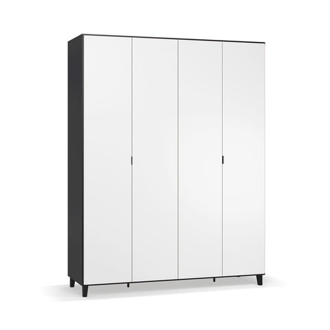 Четирикрилен гардероб Simple
