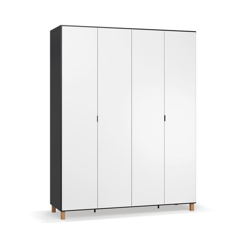 Четирикрилен гардероб Simple