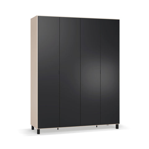Четирикрилен гардероб Simple