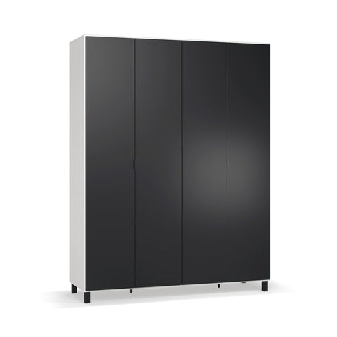Четирикрилен гардероб Simple
